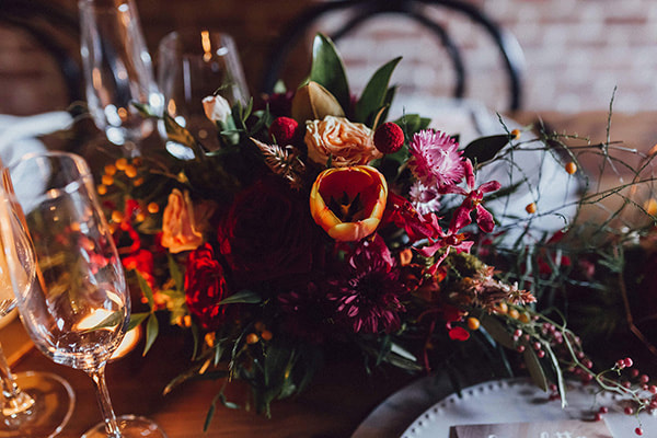 Table styling by Brisbane's best wedding florist